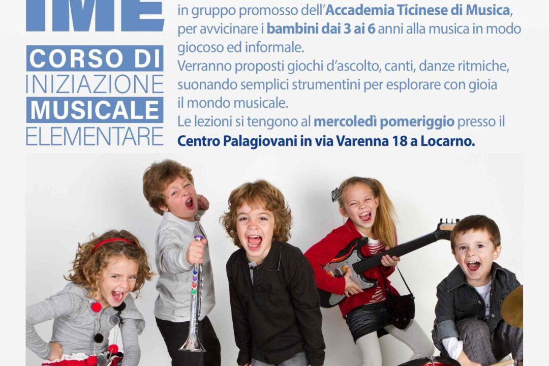 Iniziazione Musicale Elementare – IME – Giovedì a Locarno