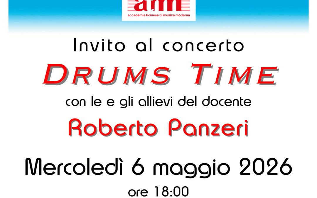 Concerto con gli allievi di batteria
